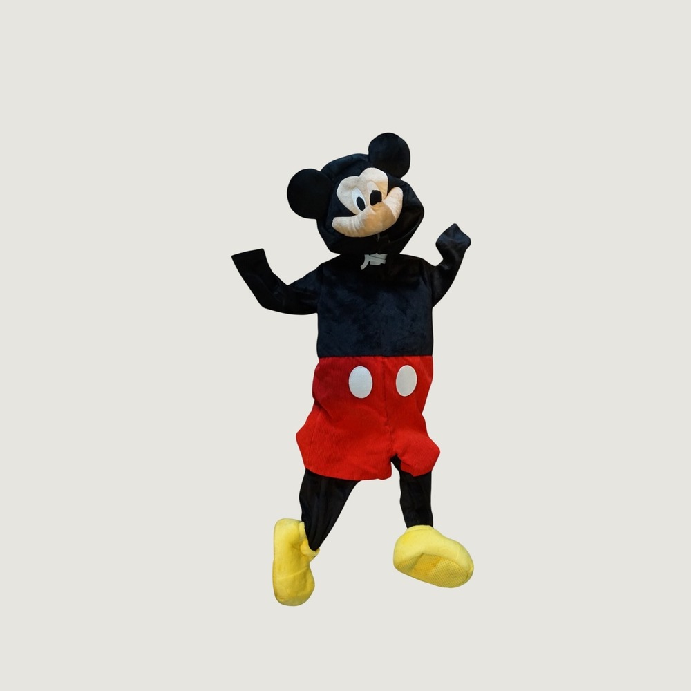 Disney Mickey Mouse Plush Costume Set Red Black Yellow 18-24M 18-24 Months